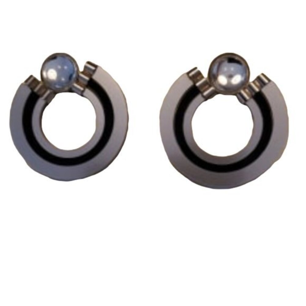 Vintage Art Deco Style Clip-On Earrings